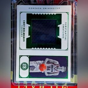 2022 Panini Chronicles Encased Draft Picks Substantial Swatches Chet Holmgren